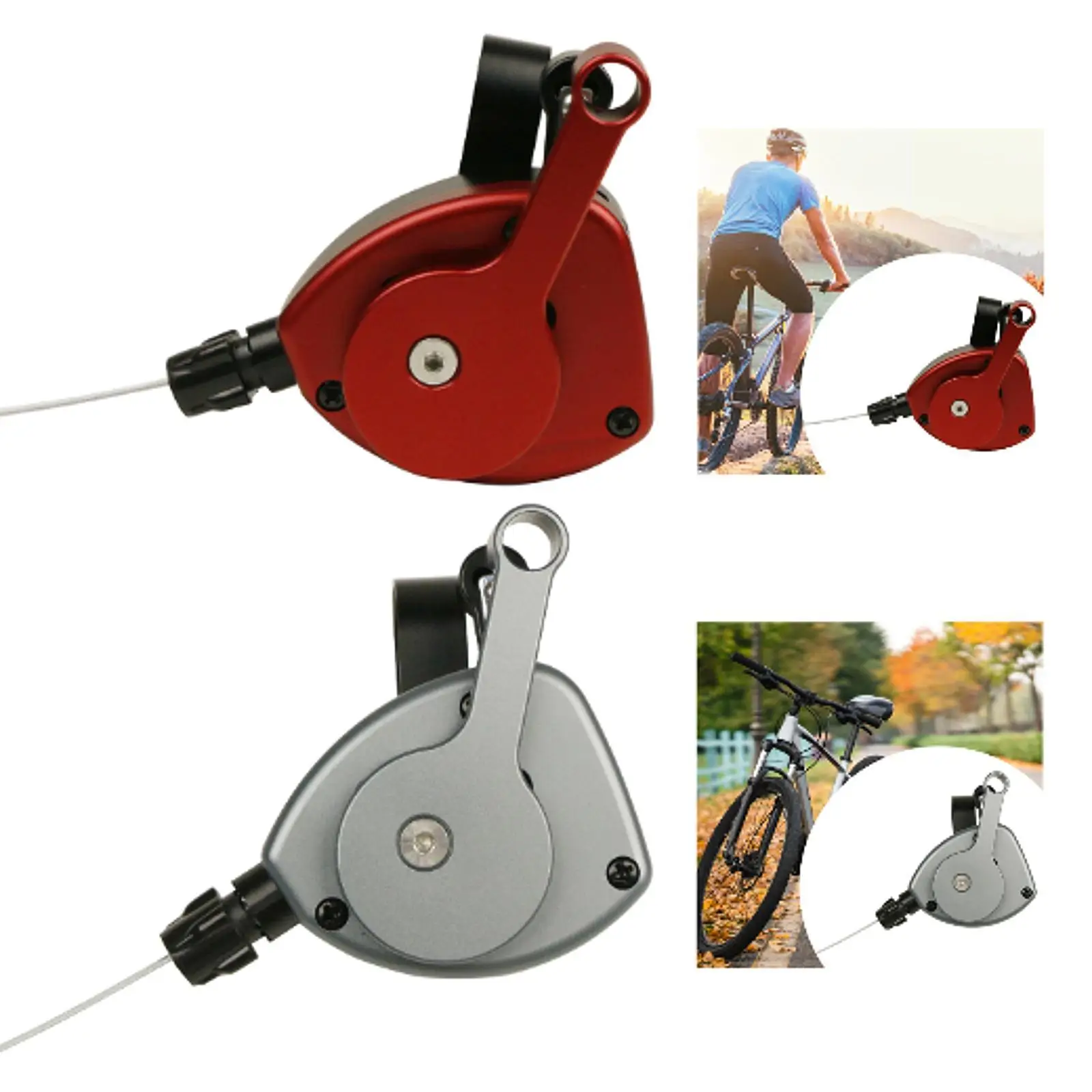 

Bicycle Shifter Lever Professional Easy to Install Repair for Folding Bike Bicycle Shifting Lever Bicycle Thumb Gear Shifter