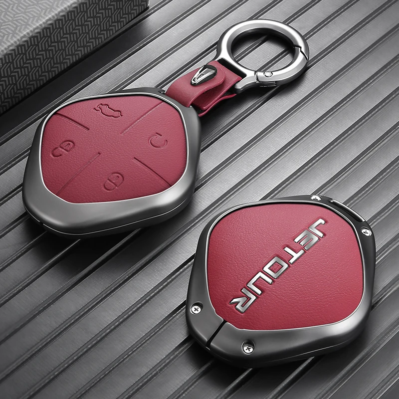 Key Fob Cover For Chery Jetour Dashing Car Key Protector Zinc Alloy Full Protection Shockproof Dashing I-DM Car Accessories
