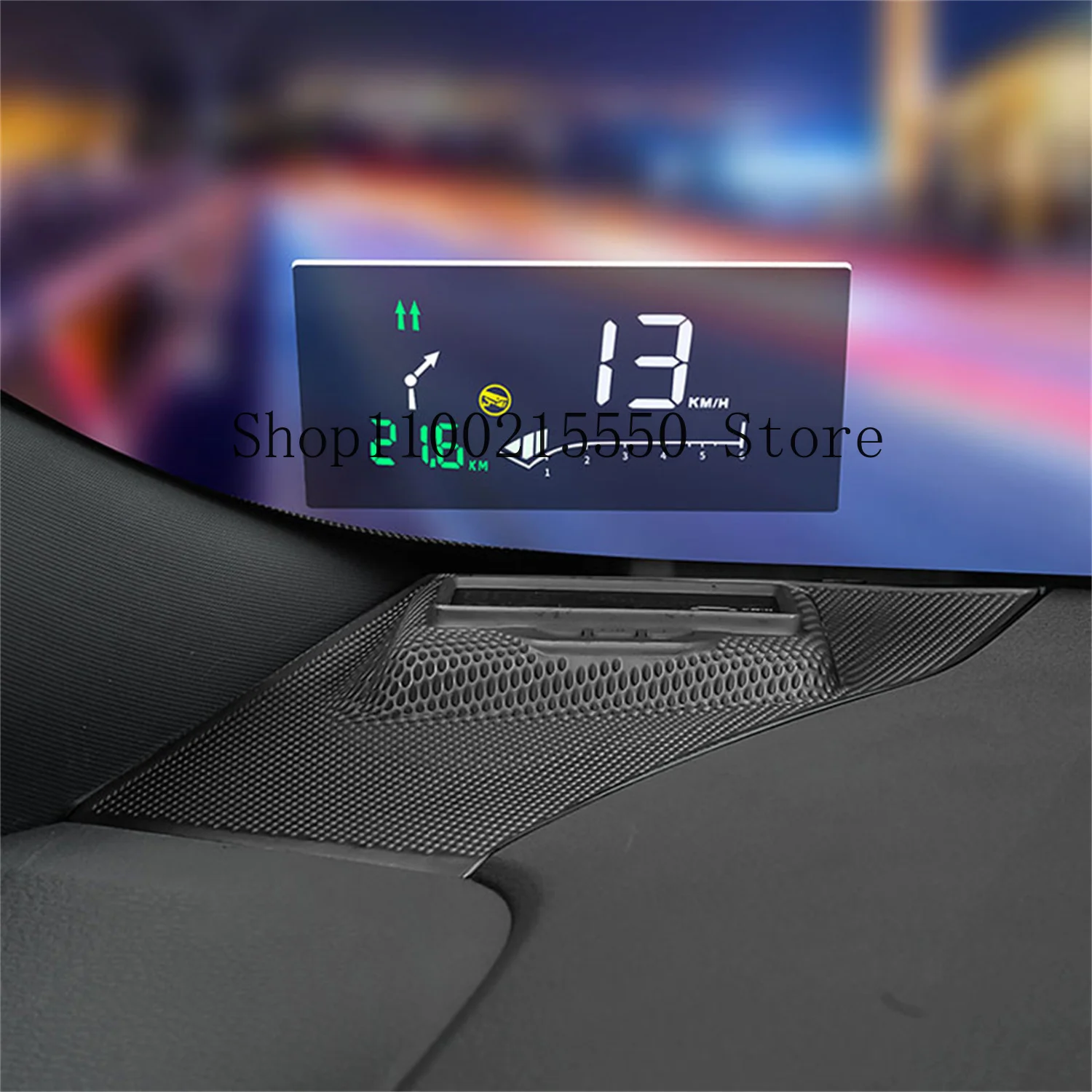 for  Toyota Sienna 2021 2022 2023  Car Interior Head Up Display HUD Electronic Digital Device Black Plastic 1PC