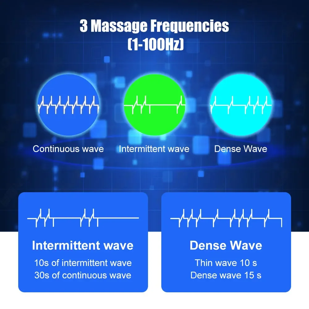 Máquina electroestimulador Tens de electroacupuntura Tens y Ems fisioterapia profesional Estimulador muscular brazos masajeador corporal