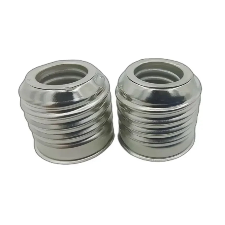 10PCS E27 To E14 Iron Lamp Holder Converter Fireproof Socket Base Converter Light Bulb Adapter Conversion Lighting Accessories