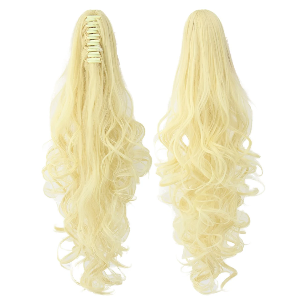 Soowee Curly Claw Ponytail Clip in Hair Extensions Hairpiece Pony Tail Synthetic Hair Accessories