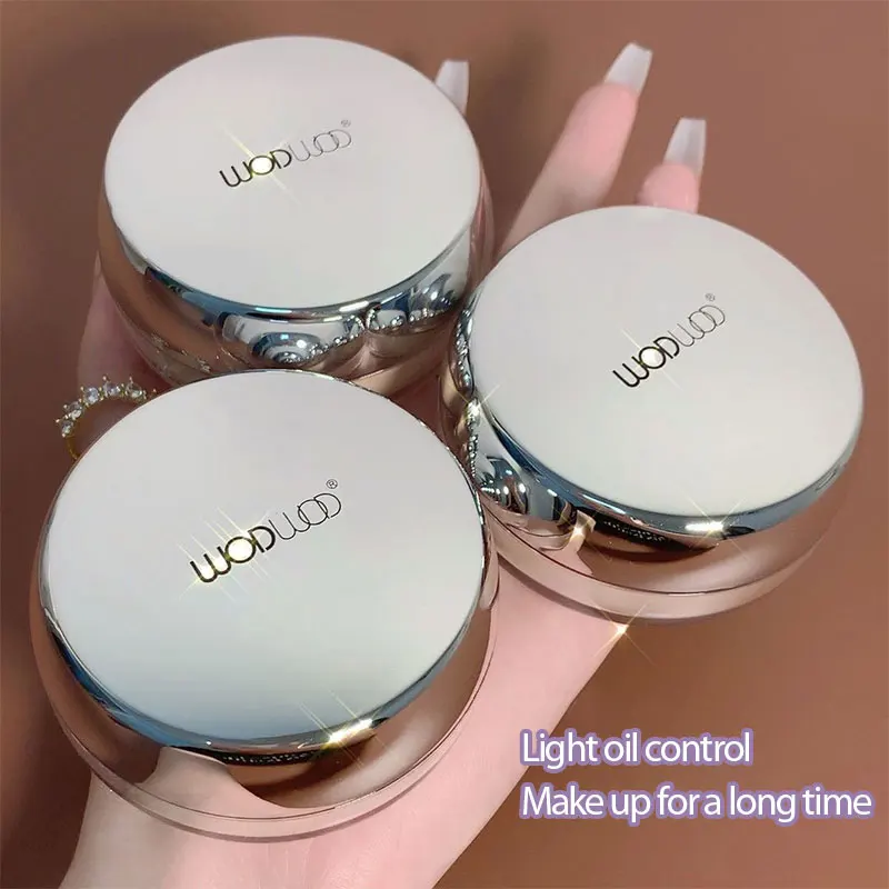 3 Colors Face Loose Powder Silk Smooth Light Sense Makeup Powder Waterproof Long-Lasting Matte Setting Finish Makeup Oil-control