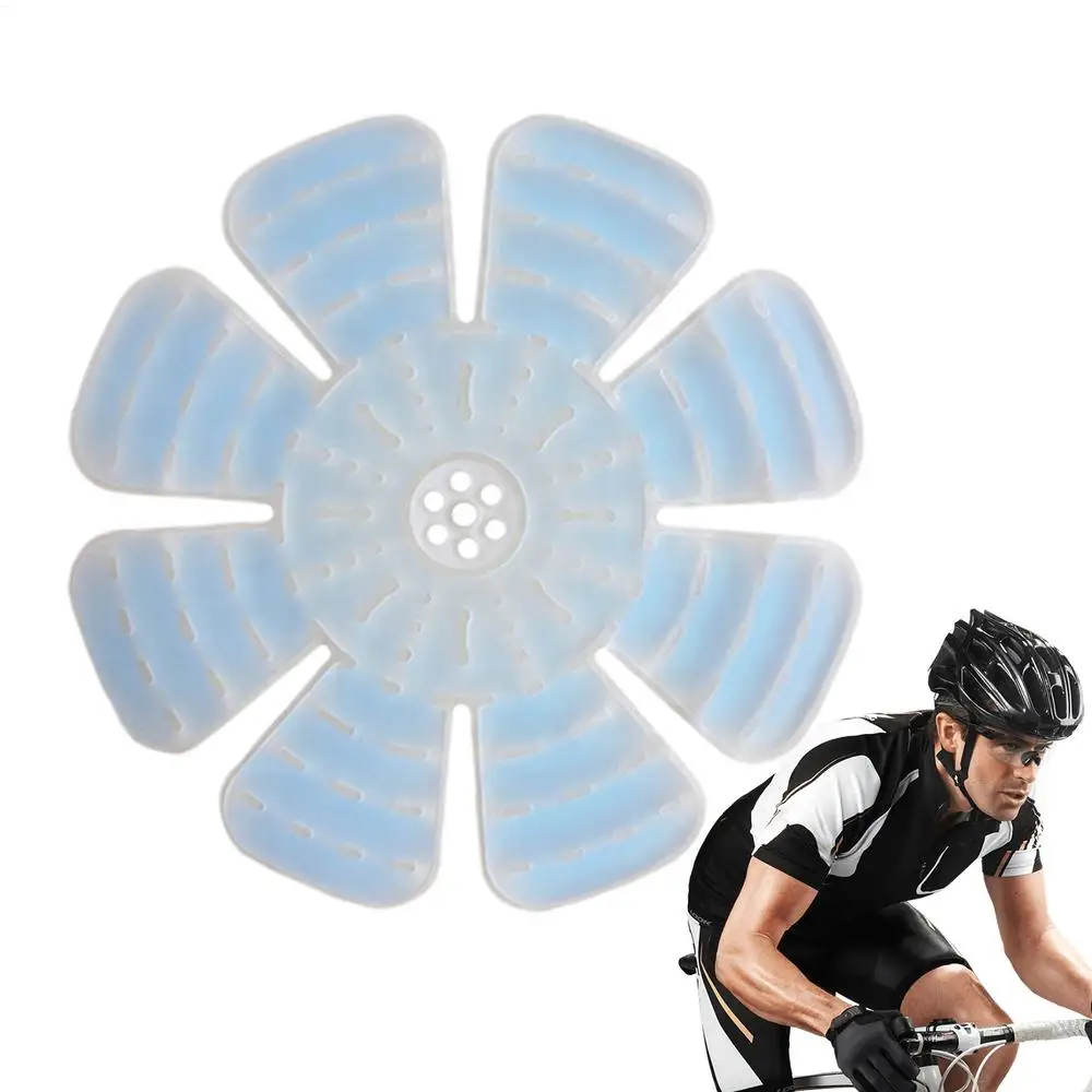 AliExpress NONE hat Blue Gel Ice Hat Adjustable Cooling Pad for Helmets Hats Reusable Cold Compress Travel Portable Outdoor Accessories