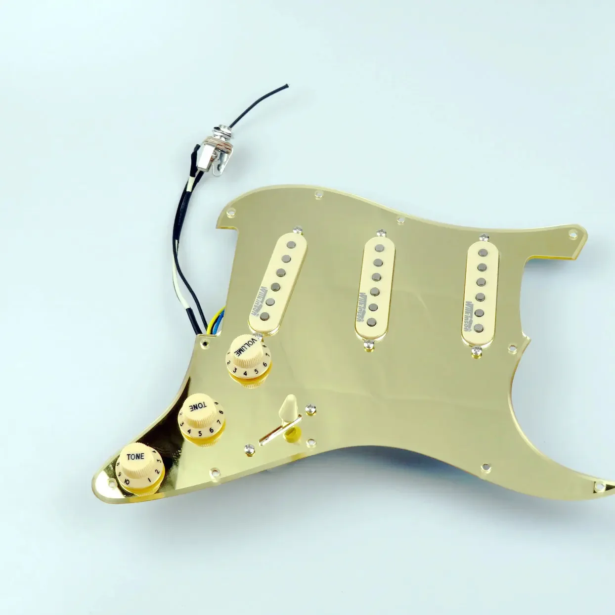 Wilkinson Ainico 5 Pickups Guitar Pickups SSS Single coil Guitar Pickups loaded Prewired Pickguard Guitar Parts Replace