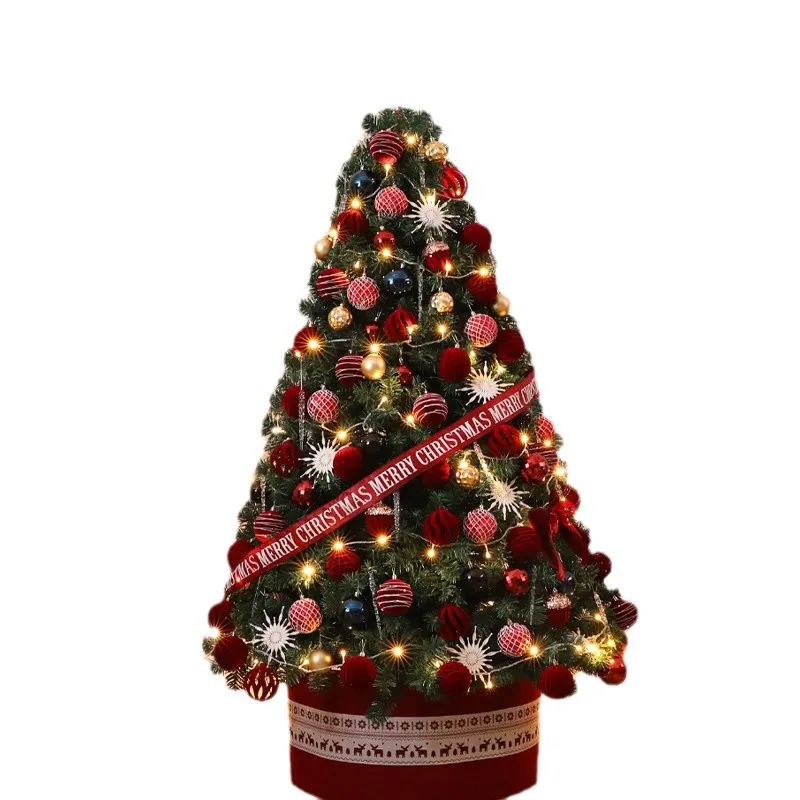PVC Christmas Tree Ornament, DIY Xmas Decorations for Indoor Outdoor, Festive Holiday Gift, 12PCS Set