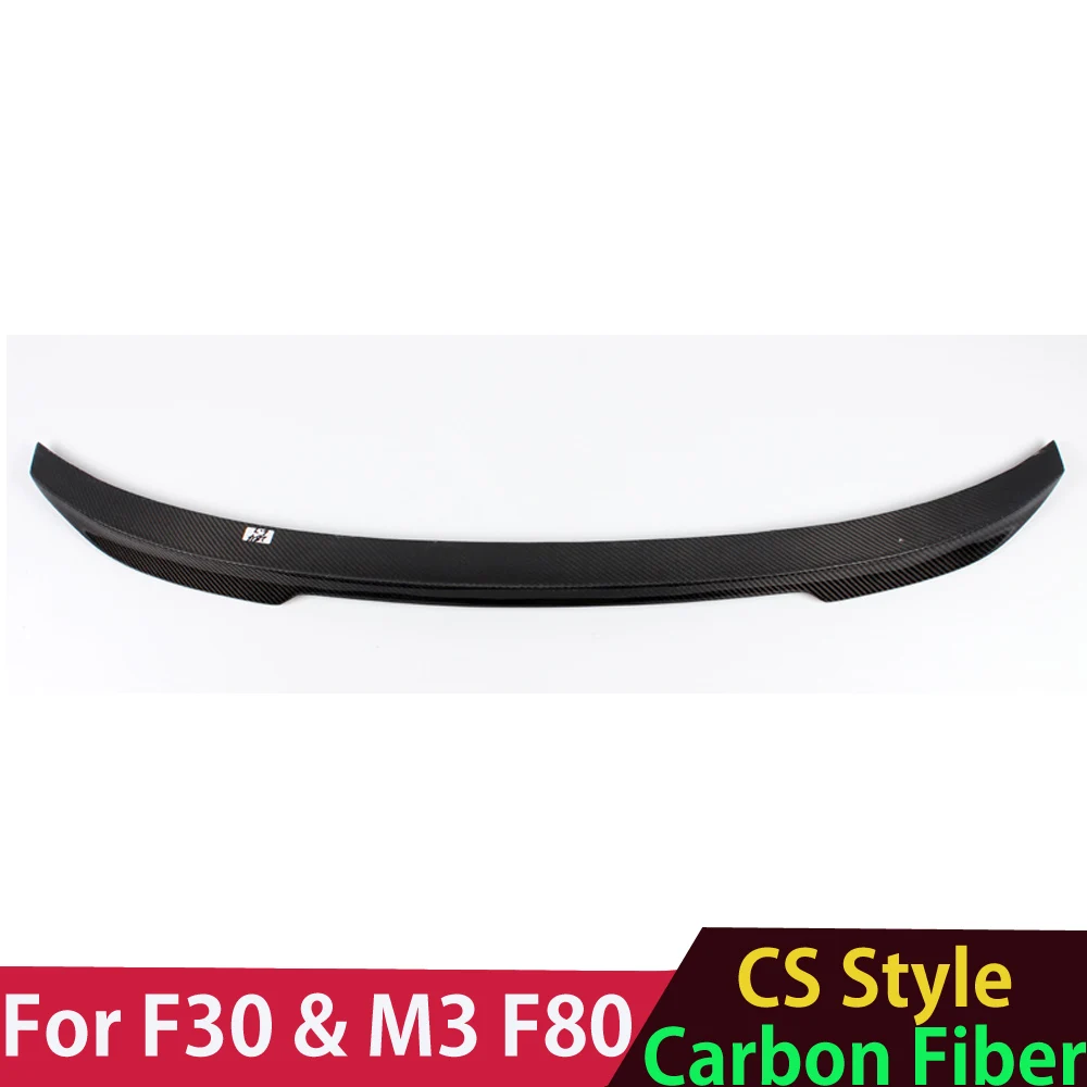 F30 & M3 F80 CS Style Carbon Fiber Rear Trunk Spoiler Wing for BMW 3 Series F30 320i 328i 330i 335i 2012-2018