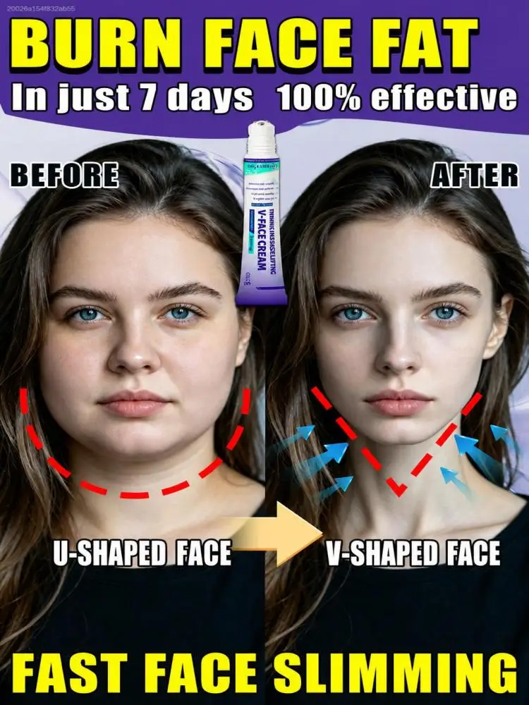 Daily Massage Cream for Facial Jaw Care, Plant Infused Formula Replenish Skin Moisture, Soften Dry Facial Skin, Support Firmer Skin Texture, Improve Contour Visual Presentation