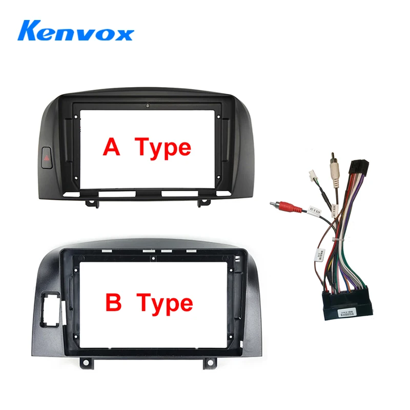 

android Car radio Canbus Box Decoder For Hyundai Sonata NF 2004 2008 Wiring Harness Plug Power wire Cable