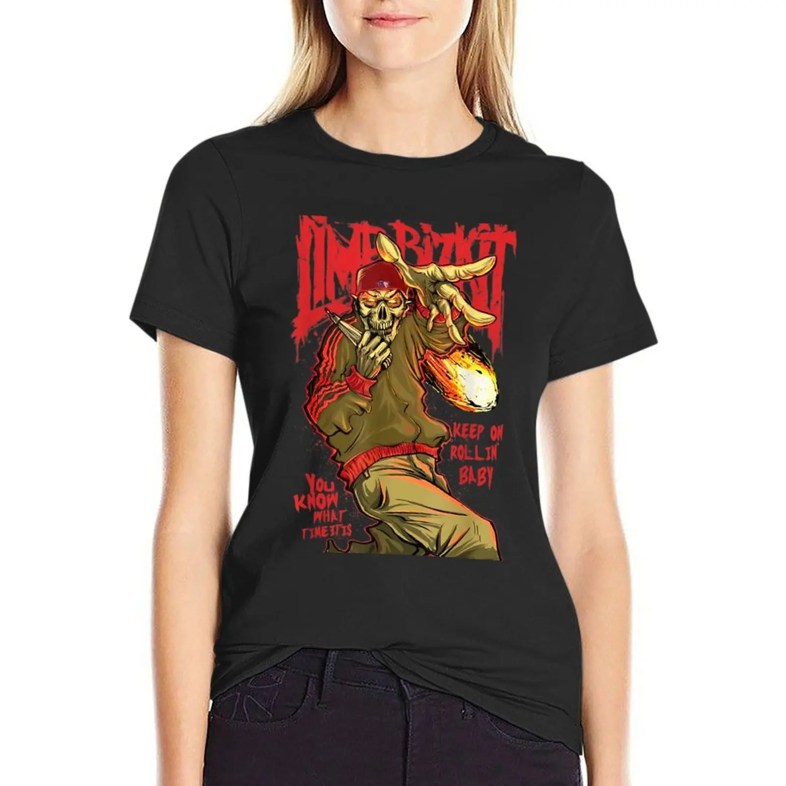 Limp Bizkit 1 (2) T-Shirt plus sizes female anime sublime t-shirt dress for Women long