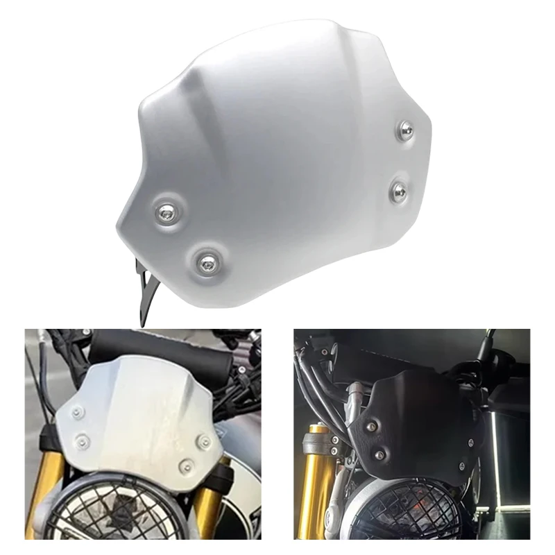 

Motorcycle Windshield Windscreen Windproof Wind Screen Deflector For Speed400 Scrambler400 X Speed 400 Scrambler 400X 2024- 2025