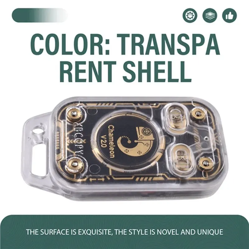 【今すぐ保存】2X カメレオン V2.0 RFID スマート チップ リーダー エミュレーター NFC デュプリケーター 125K 13.56Mhz +10XUID キーチェーン カメレオン ウルトラ