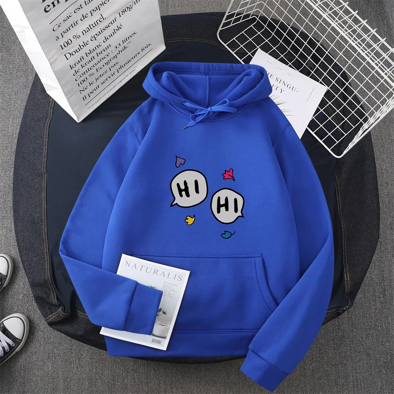 Spring/Summer Women's Aesthetic Clothing Men's Sportswear Pattern Hoodie Harajuku Sudadera