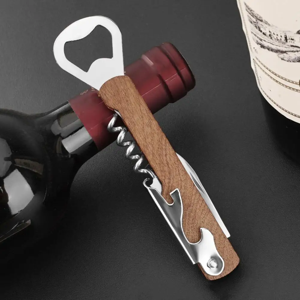Personalized Gifts for Men Wine Opener for Seniors 3-in-1 Wine Opener Compact Bottle Opener Tool Multifunctional Bar Kitchen
