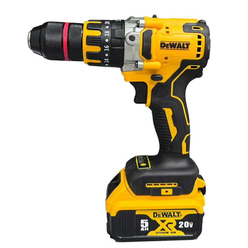 DeWALT DCD791 20V akumulator wiertarka akumulatorowa moment obrotowy bezszczotkowy wpływ wiertarka udarowa 13MM uchwyt śrubokręt elektronarzędzia