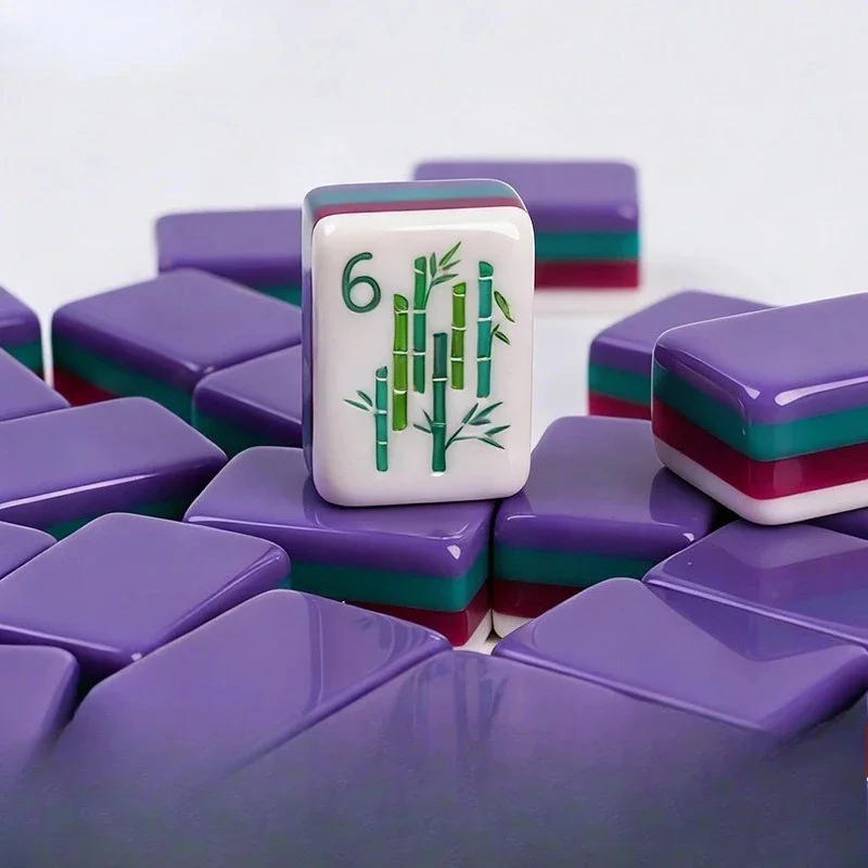 European and American Version Mahjong Font Home Entertainment Game Set
