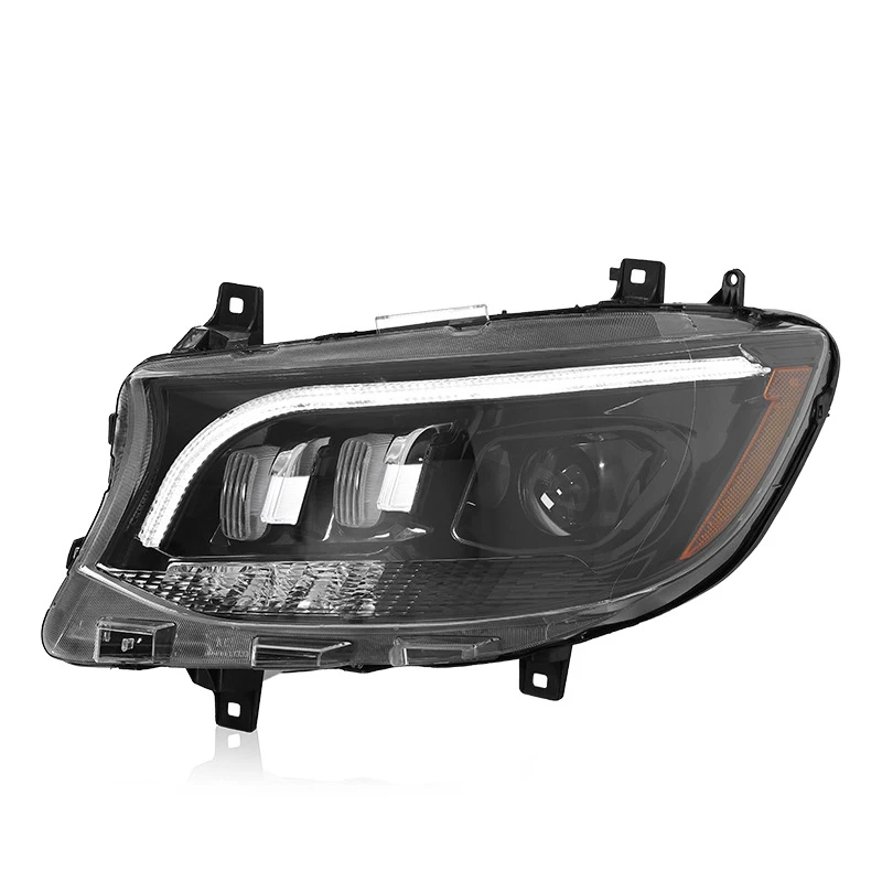 Car For Benz Sprinter Headlight 2019-2025 Upgrade Modified to New DRL Dynamic Turn Signal LED Headlight Auto Accessories