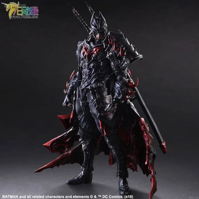 Square Enix Original Variant Play Arts Kai Batman Timeless Bushido Action Figure Collectible Model Toy Gifts