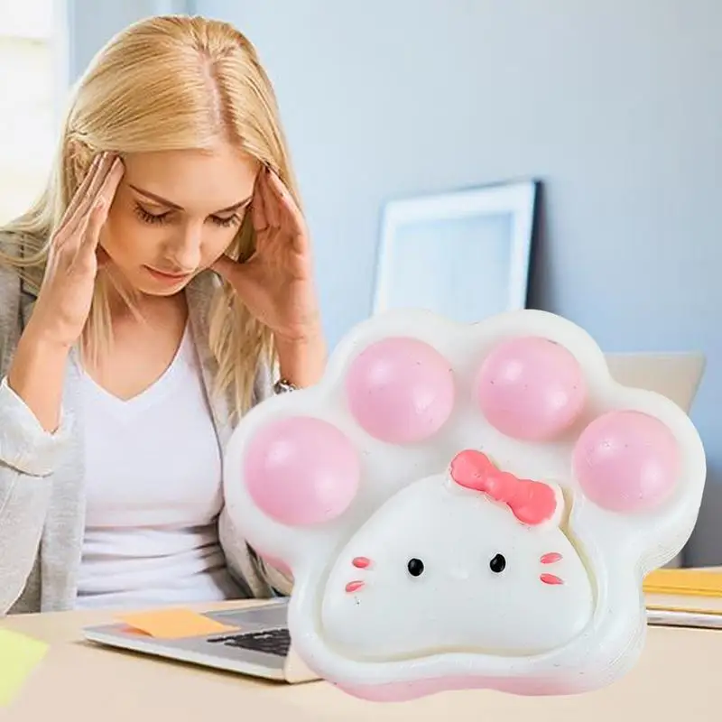 Katzenpfote Squeeze Cartoon Katzenpfote Squeeze Spielzeug Sichere multifunktionale Goodie Bag Stuffers für Kindertag Thanksgiving