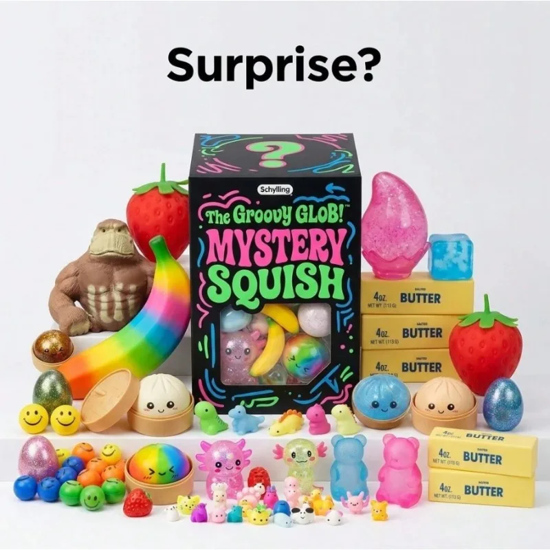 

1PC Casual Collection Squishy Mystery Box – 3 Random Pulls – Independent Odds Lucky Toy Set