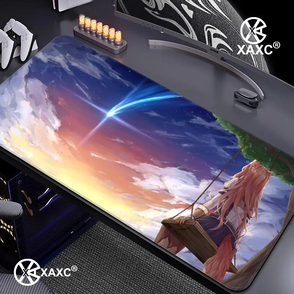 

Anime T The Rising of the Shield Hero XAXC Mouse Pad large keyboard mouse desk pad non-slip rubber gaming mouse pad