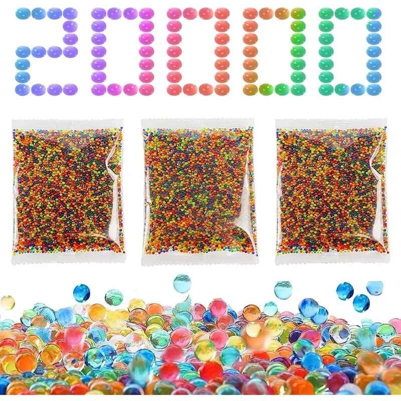 

Growing Water Balls Beads Refill Gel Splater Ammo Gun for Kids Pearls Crystal Soil Students Wed Home Decoration DIY Chris Gifts