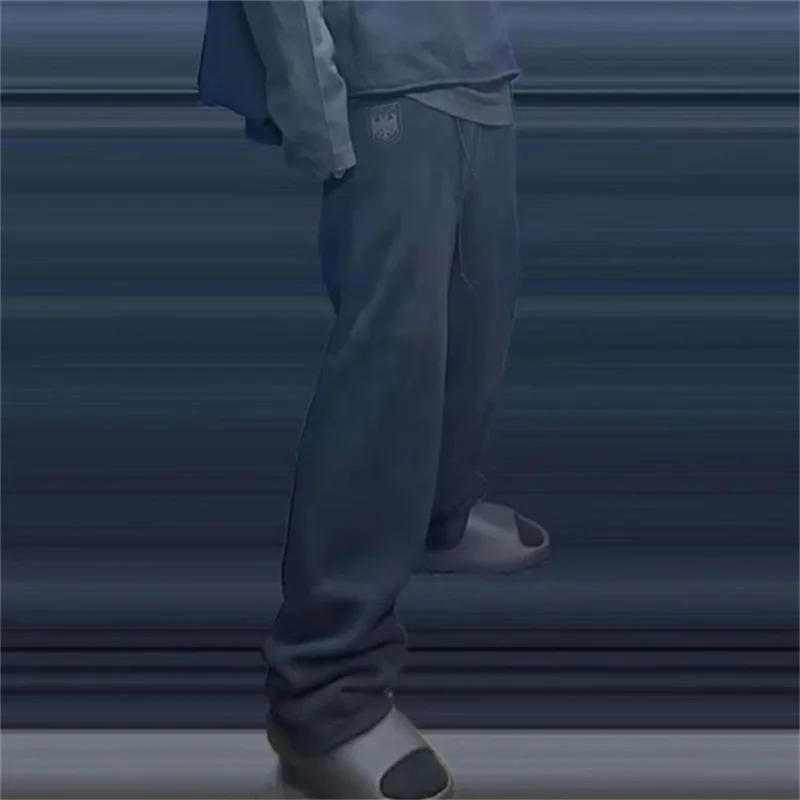 

Kanye Vultures Thin Fce Sweatpants Loose Straight Casual Trousers ex Long Pants Street Sle Autumn Winter Faion