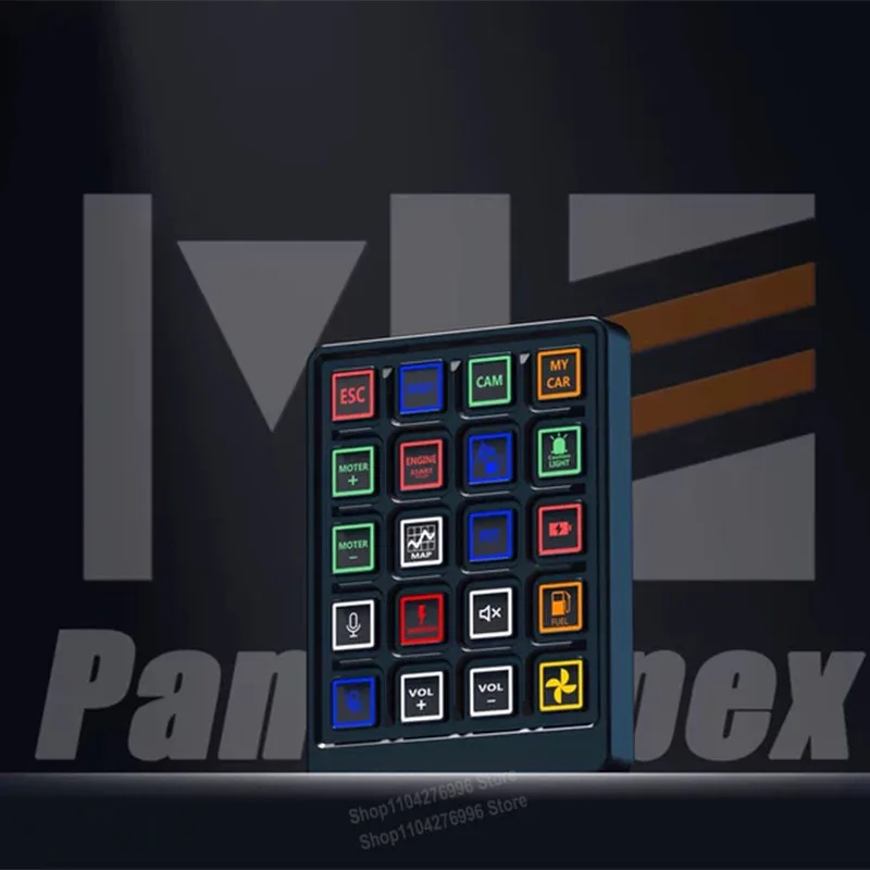 Panel Apex-2 PC Simulator Racing Game Multi-function RGB Central Control Button Box For MOZA  Fanatec SIMAGIC