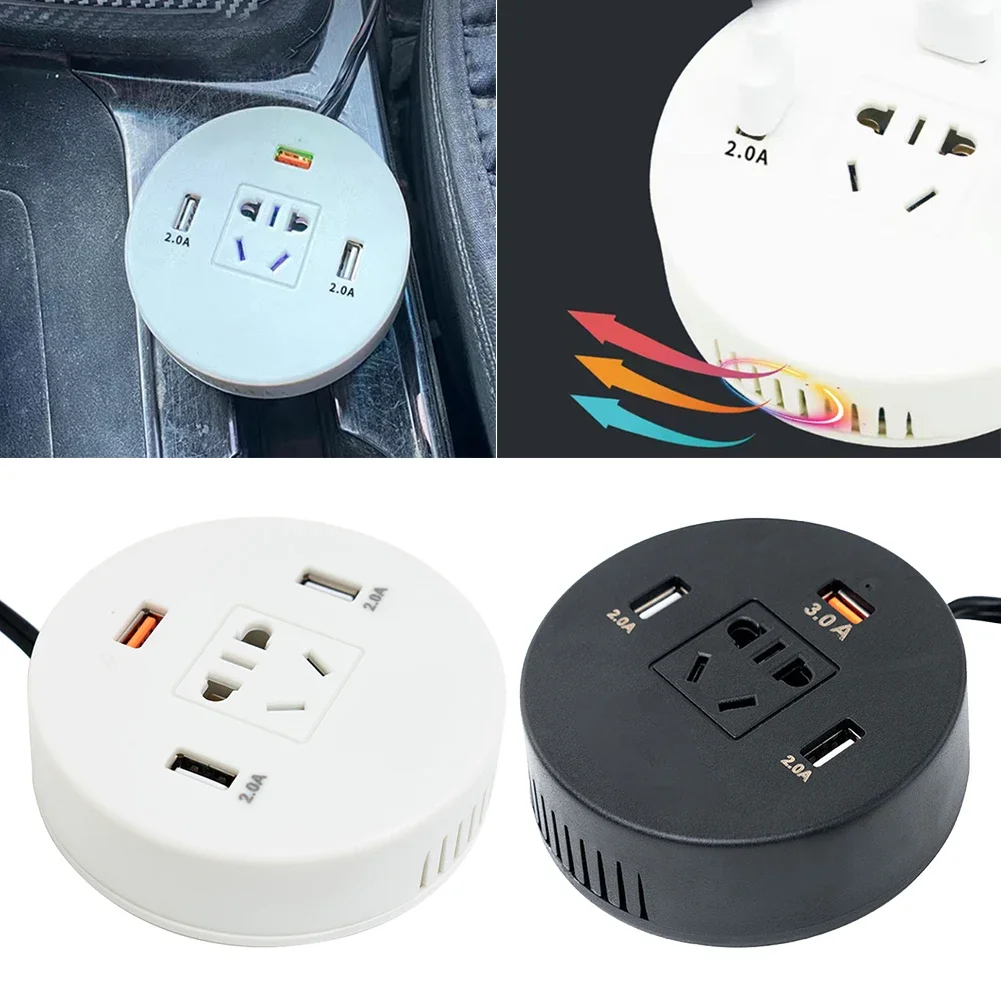 

Car Battery Converter 12V To 110V Adapter On-the-Go Charging 10*2.7cm Travel Friendly Power Inverter Automotive