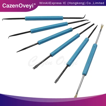 Kit de ajuda PCB solda Ferramenta de reparo de solda Placa de circuito desoldering, 6 Piece Set, 1 Pc