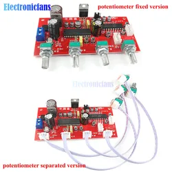 UPC1892 HIFI Stereo Preamp Amplifier Volume Tone Control JRC2150 BBE Sound Adjustment Preamplifier Treble Balance Bass Board