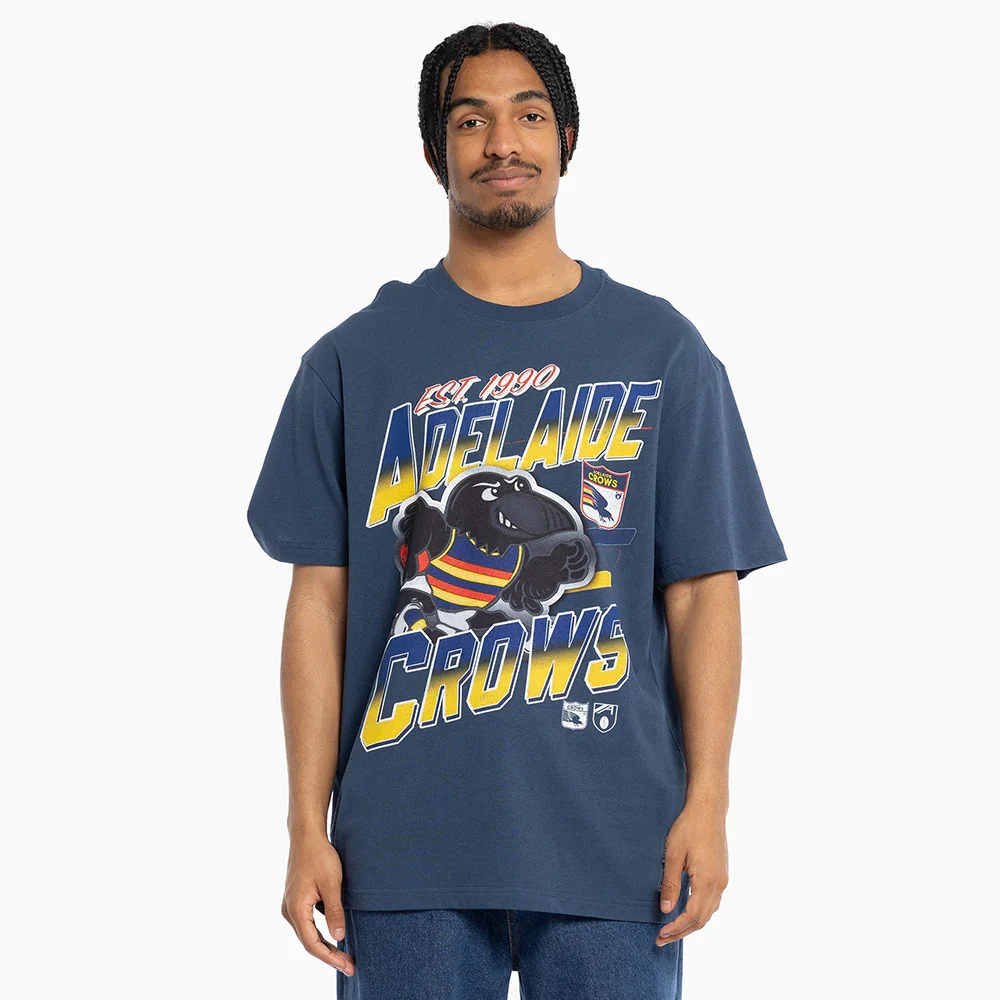 2025 الصيف أديليد الغربان خمر الكرتون الغراب تنفس التدريب المحملة! كحلي عميق × "حنين جانبي" للجنسين Urban Flair #1