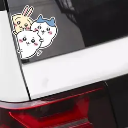 Chiikawa Car Reflective Stickers Bike Motorcycle Decorative Stickers Scratch Stickers Cute Car Decorative Accessories Gift