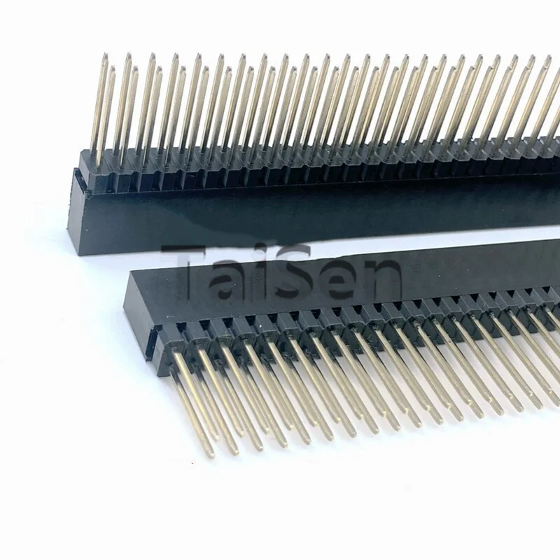 10PCS 20PCS 2.54mm Pitch PC104 Extended Double Row Female Header, Single‑Row Female + 1‑Plastic Long‑Pin Socket, 2*5/10/20‑40P