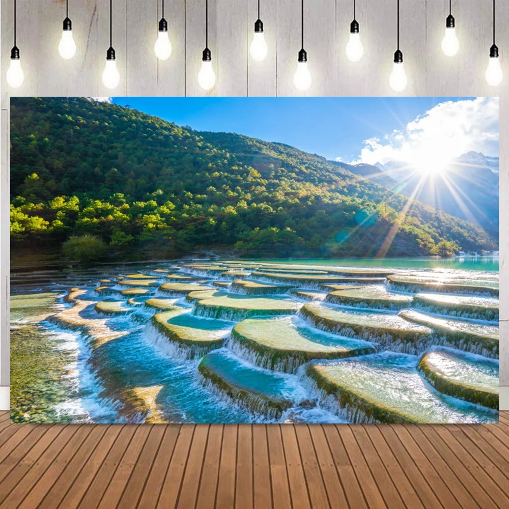 الكلاسيكية الصينية المناظر الطبيعية التصوير خلفية جدار عظيم البحيرة الغربية السياحية بقعة السفر صورة ديكور المنزل صورة خلفية #4