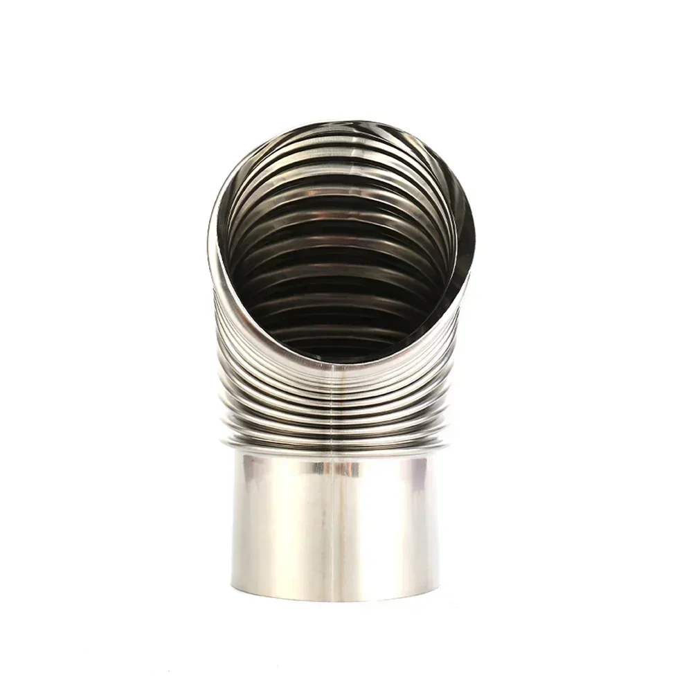 

90 Degree Elbow Pipe 60mm Exhaust 90 Degree Elbow Chimney Liner Bend 90° Stainless Steel Water Heater Brand New