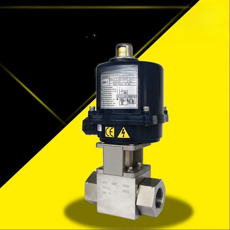 

Electric high pressure,ferrule welded internal thread CNG hydraulic shut-off valve Yamano OM-1 electric high pressure ball valve