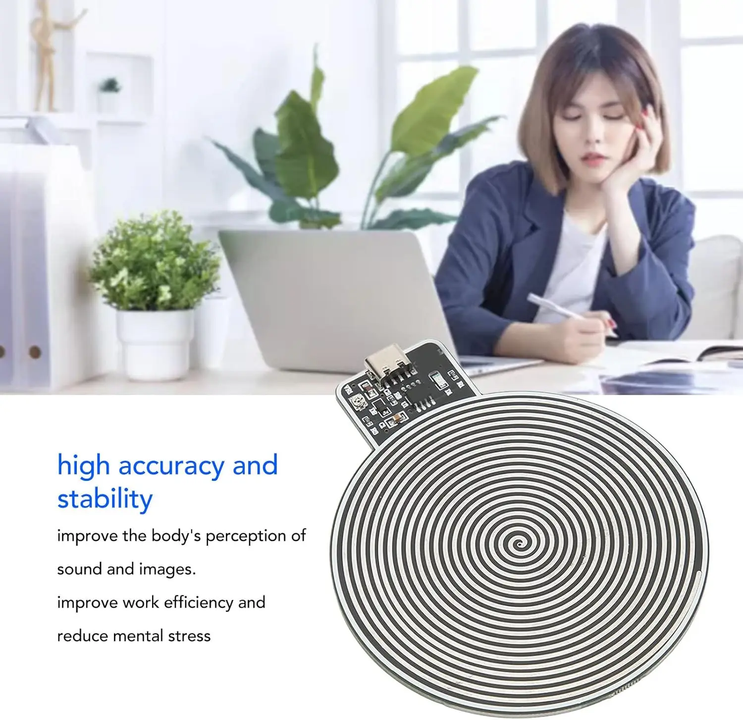 مولد رنين شومان 7.83 هرتز، رقاقة نبض مستقرة ذات تردد منخفض للغاية، مولد نبض الموجي، استرخاء العقل والجسم #3