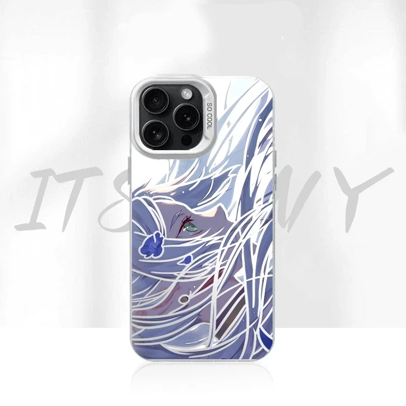 Чехол для телефона Frieren Beyond Journey's Endl Girl для iPhone 11, 12, 13, 14, 15, 16, 17 Pro Max Plus Air mini, милый противоударный чехол с аниме