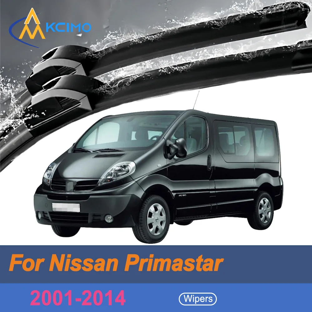 

Quiet Beam Wiper Blades Model Y 2pcs Windscreen Window Car Accessories For Nissan Primastar 2001–2014 Renault Trafic