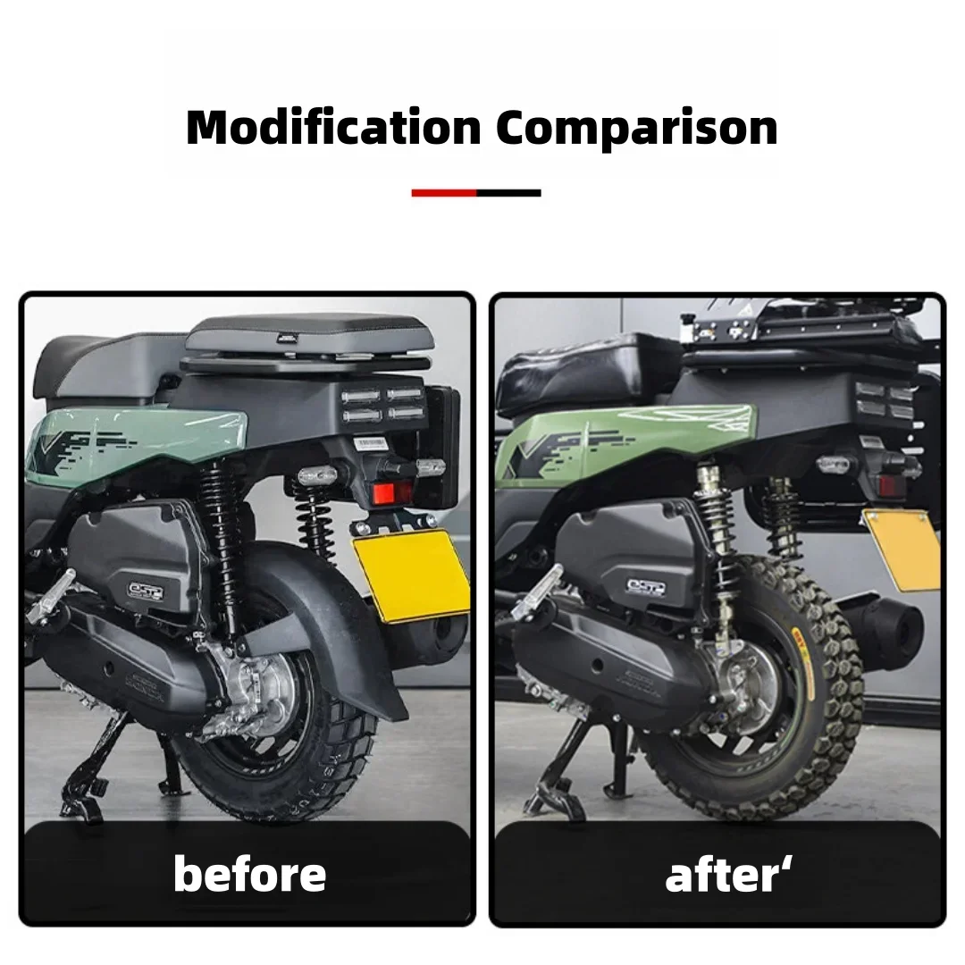 FOR High Performance Adjustable Rear Shock Absorber Square X125 Preload Mod Damping Compression Rebound Spring Mod Components