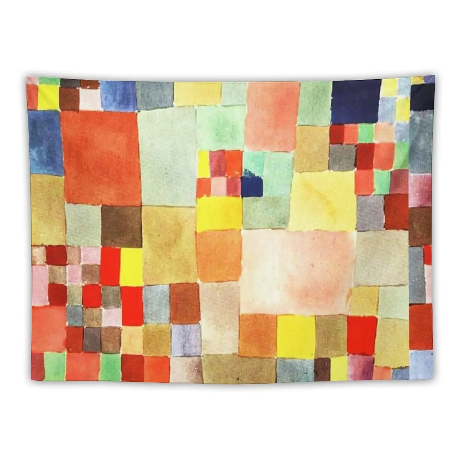 Flora on Sand | Color Block Paul Klee Inspired Tapestry Things To The Room House Decor Tapestry