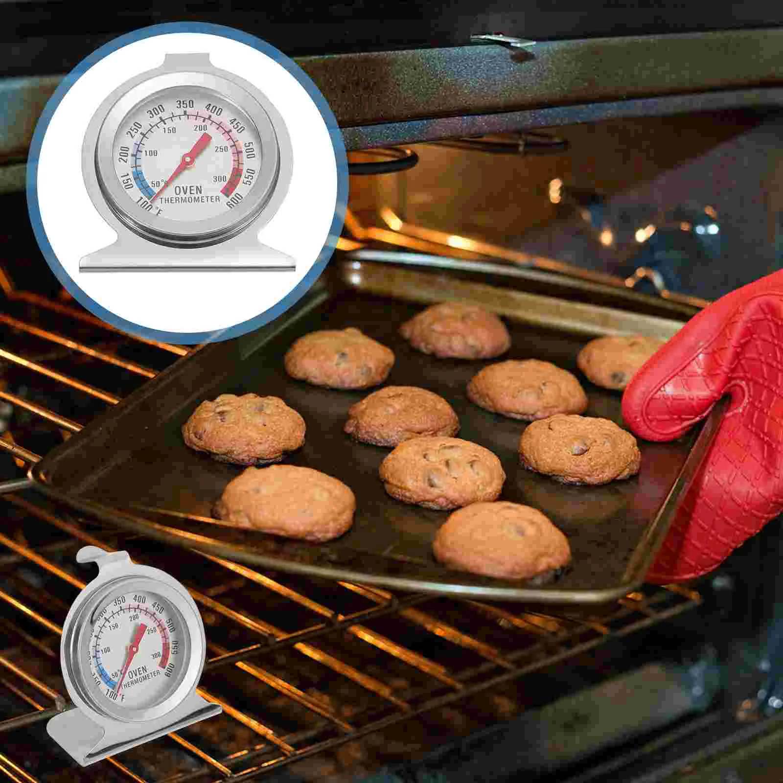 Thermometer Kitchen Water Barbecue Temperature Gauge Instant Read Oven Stainless Steel Ultra Fast Grilling Baking