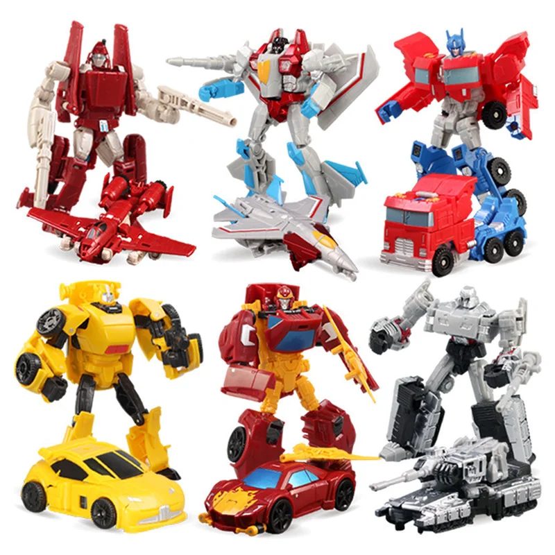 Transformation Robot Toys Cartoon Movie Anime Deformation Car Tank Airplane Model Truck Action Figures Vehicle Children Boy Gift