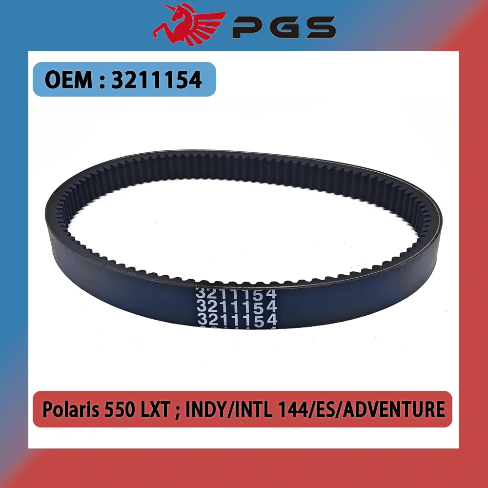 PGS CVT Drive Belt 1090x33 For Polaris 3211154 Snowmobile Indy 550 LXT ADVENTURE VOYAGEUR  Transmission Drive Clutch Belt ATV