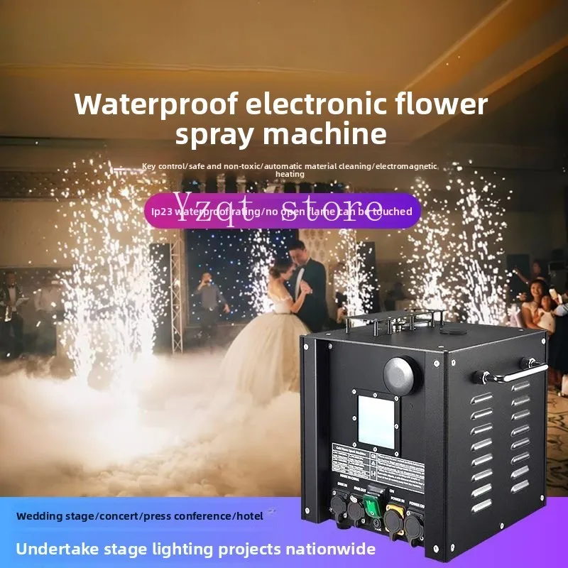 Stage Electronic Spray Machine Cold Flame  Machine Wedding Wind Wedding Bar Music Festival Performance