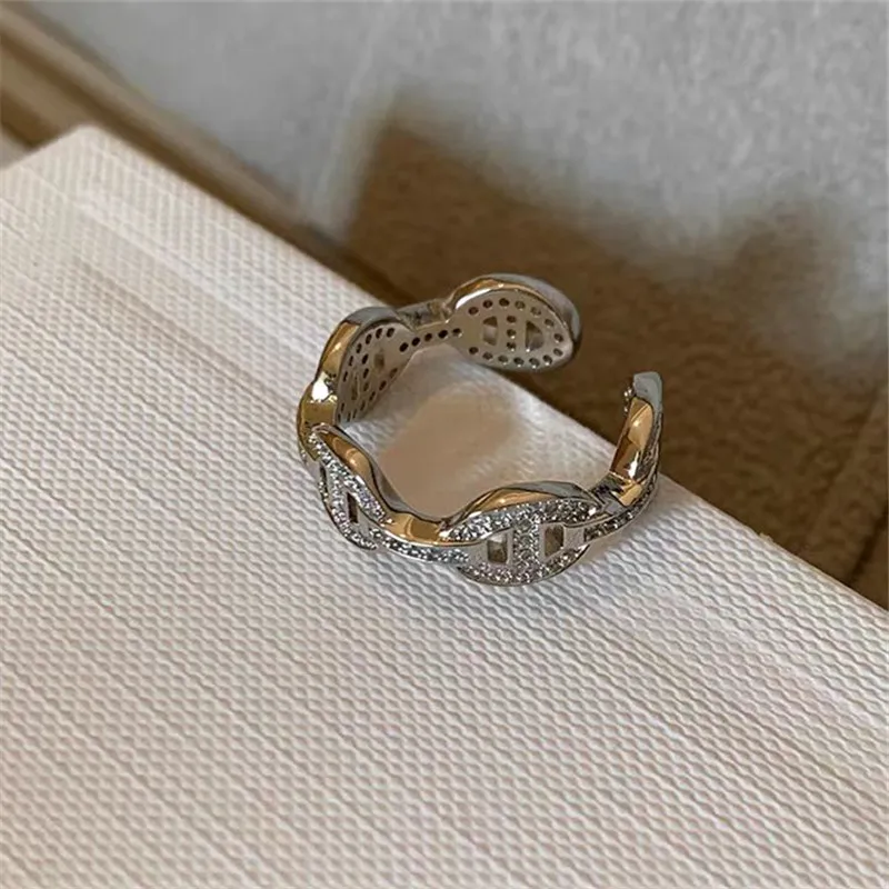 Adjustable Open Ring with Pig Nose Design for Women Fashionable European Style Jewelry for Daily Wear And Parties - view 3