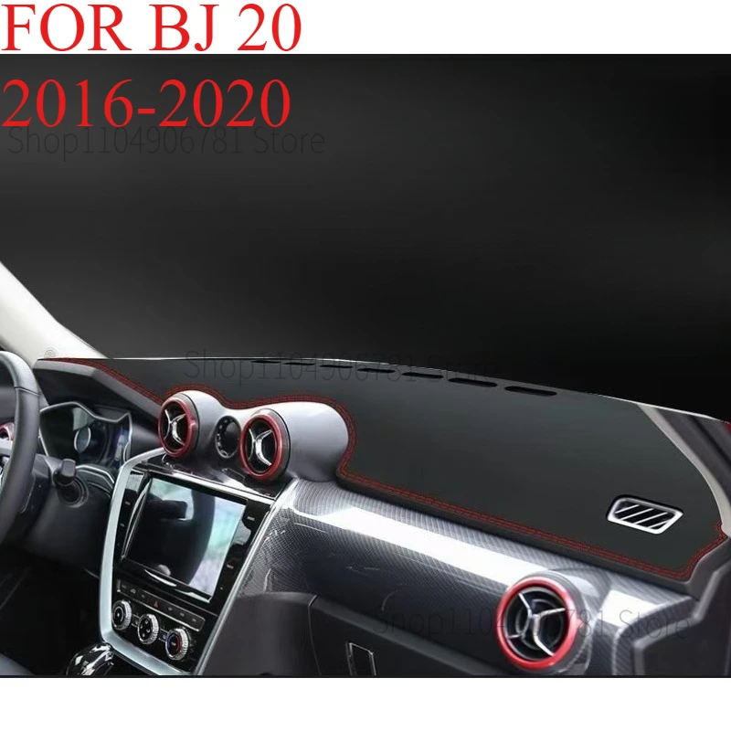 

FOR BJ 20 2016-2020 Car Dash Mat Dashmat Dashboard Cover Sun Shade Dash Board Cover Carpet Accessories