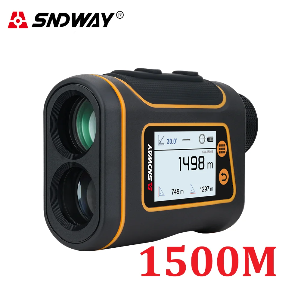 

SNDWAY Telescope Laser Range Finder for Hunting Golf Sports 800M/1000M/1500M Monocular Rangefinder Laser Distance Meter Tools