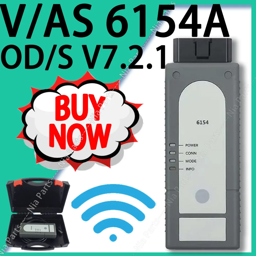 V-AS 6154A ODIS V7.2.1 with WiFi OBD2 Code Reader Programming scanner automotriz inspection tools tuning Repair Device VA-S 6154